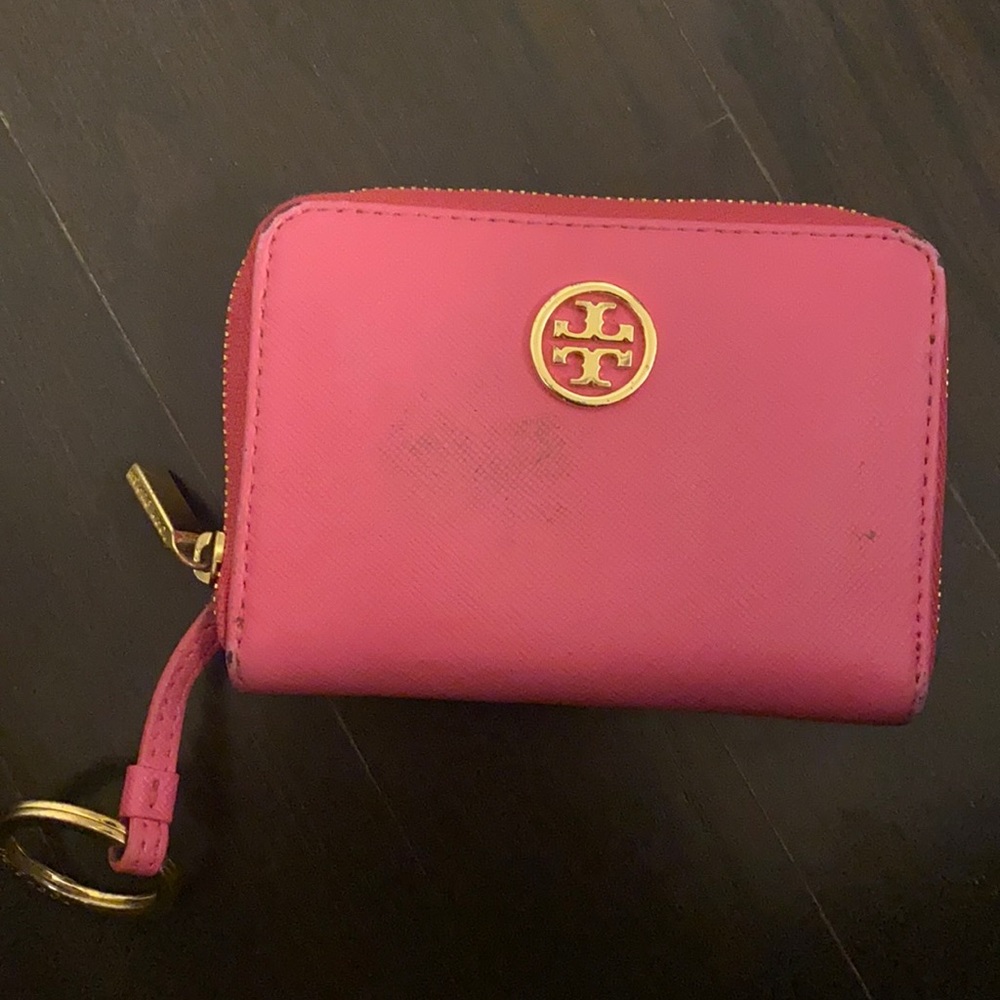 Tory Burch keychain wallet